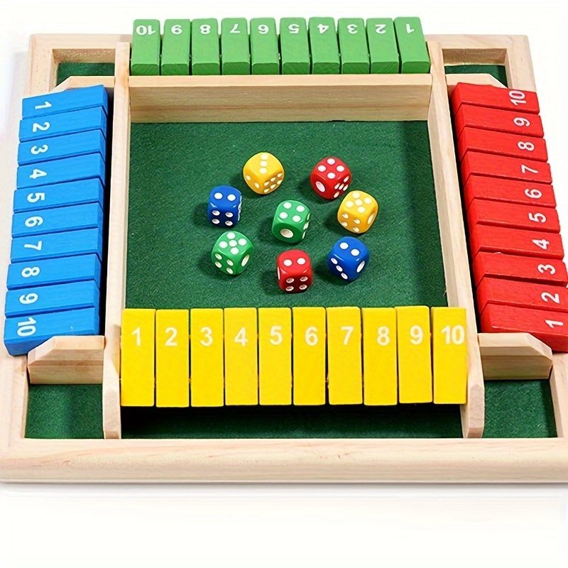 

Wooden Math Building Blocks Game - Fun Educational Toy For , & Thinking Skills Development, Family Entertainment 2-player , Table Game