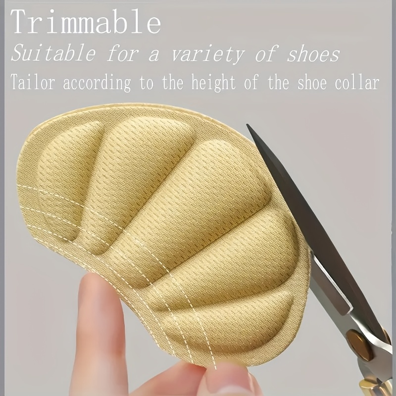 2pcs Comfort Heel Cushion Pads - Anti-Wear, Adhesive Feet Care Protectors for Shoes & Boots