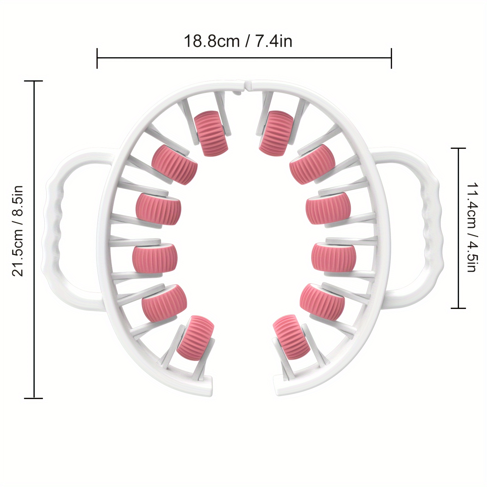 Plastic Cellulite Massager for Whole Body, Manual Fat Removal Roller