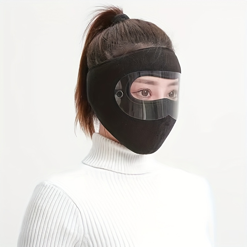 2pcs unisex thickened face mask with ear covers for autumn and winter Product details 8