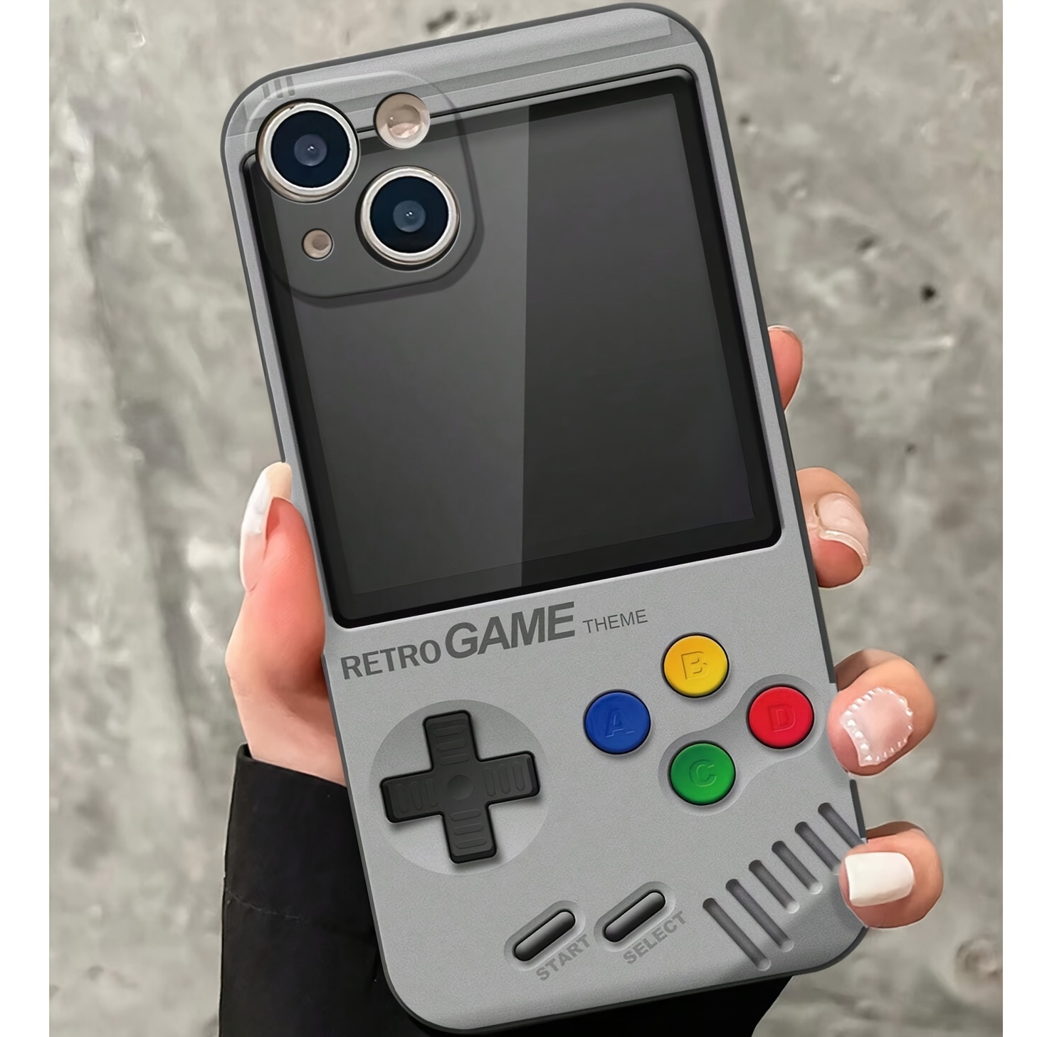 TEMU para teléfono: Consola de juegos: Carcasa de cobertura total con lente de , adecuada para Apple iPhone 14 Pro, para iPhone 13, prémium con la