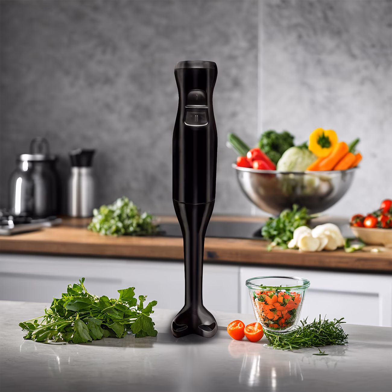 WANVOAPLS 2-Speed Handheld Immersion Blender • Detachable Shaft...