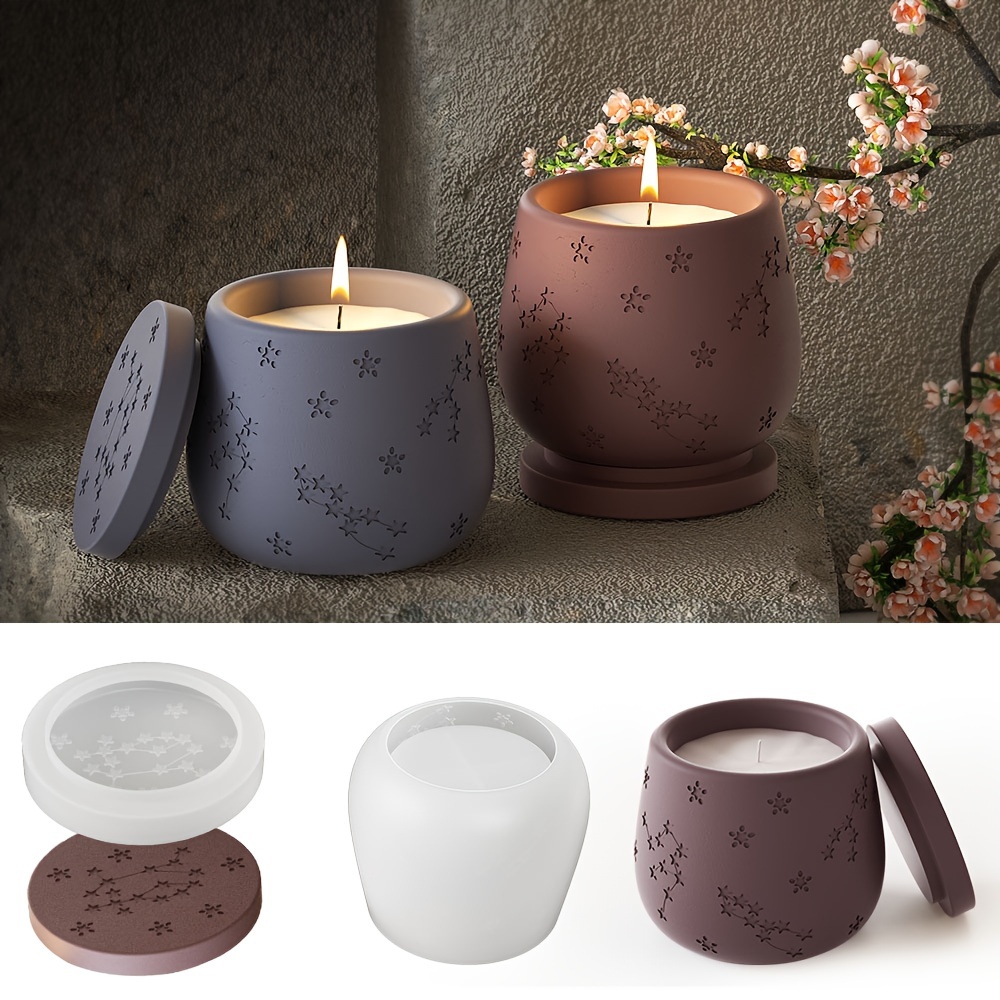 

1pc Starry Sky Silicone Mold For Jewelry Storage Jar, Creative Pudding Bottle & Candle Cup - Perfect For Resin & Plaster Casting Decorative Ornaments