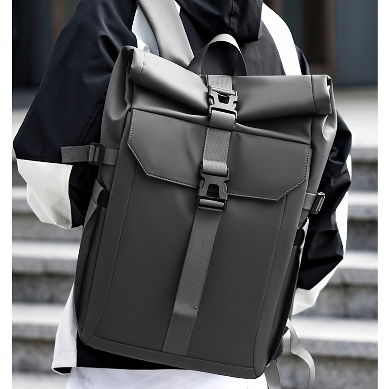 Computer Backpack for Male Students, Business Casual Large Capacity Lightweight Schoolbag Stylish Travel Pack