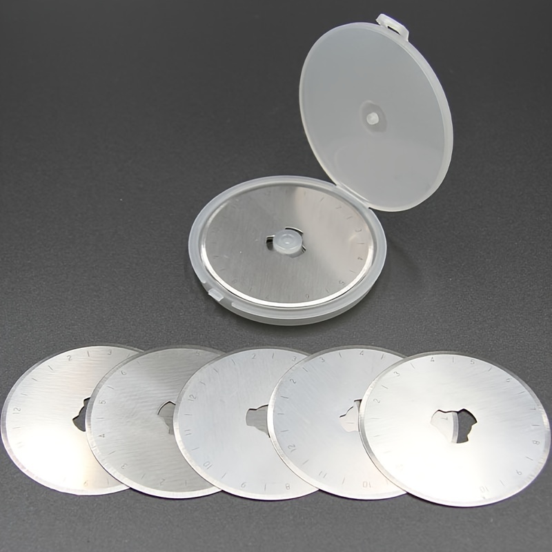 

5-pack Replacement Rotary Blades, Suitable For Rotary Knife, Sharp And Durable, All 3 Sizes Available