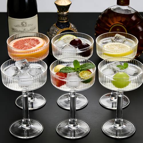 24pcs clear flutes martini glasses wine glasses goblets cocktail glasses and glasses ideal for parties picnics birthdays valentines day easter and weddings ship in carton