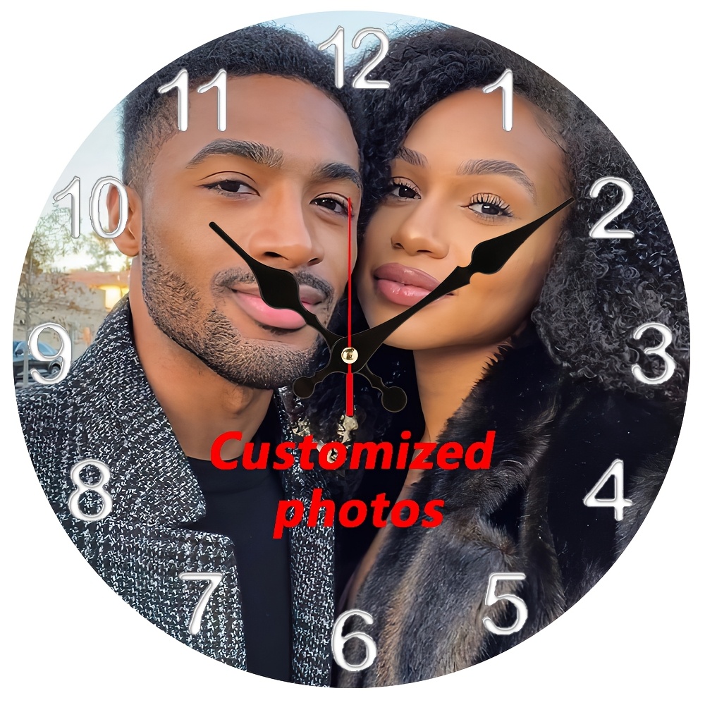 Personalized Silent Wall Clock