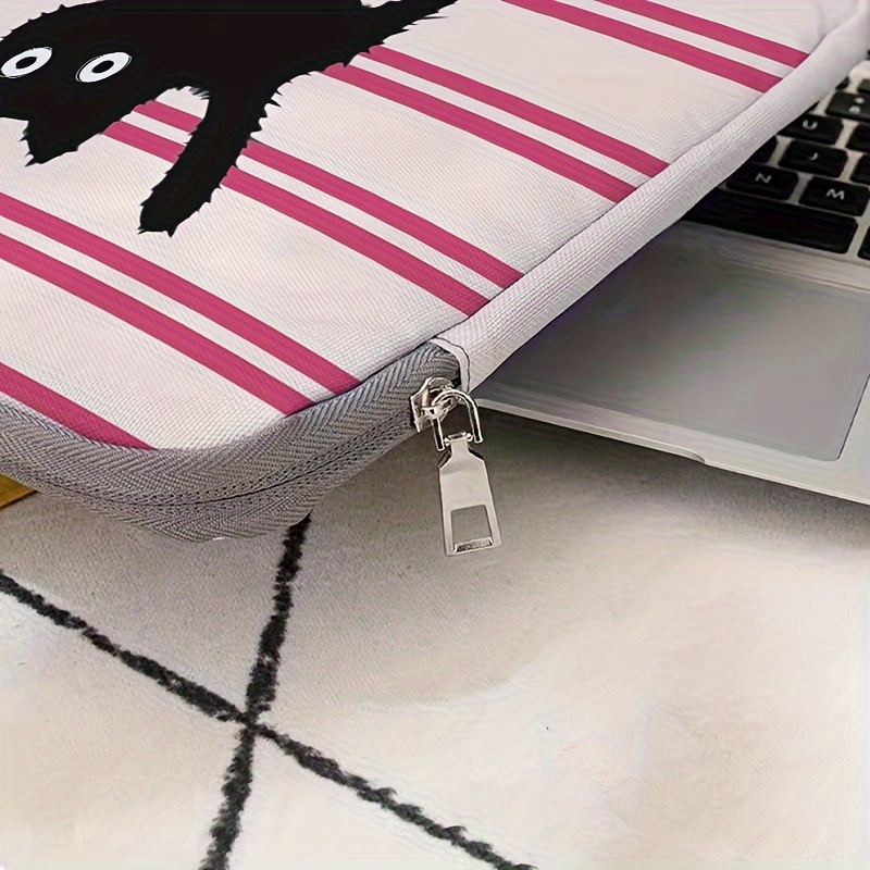 Custodia Per Laptop 14-15 Pollici Impermeabile Con Tracolla - Borsa Imbottita Con Tasca Frontale, Colore Nero, Misura 36x26x5 Cm