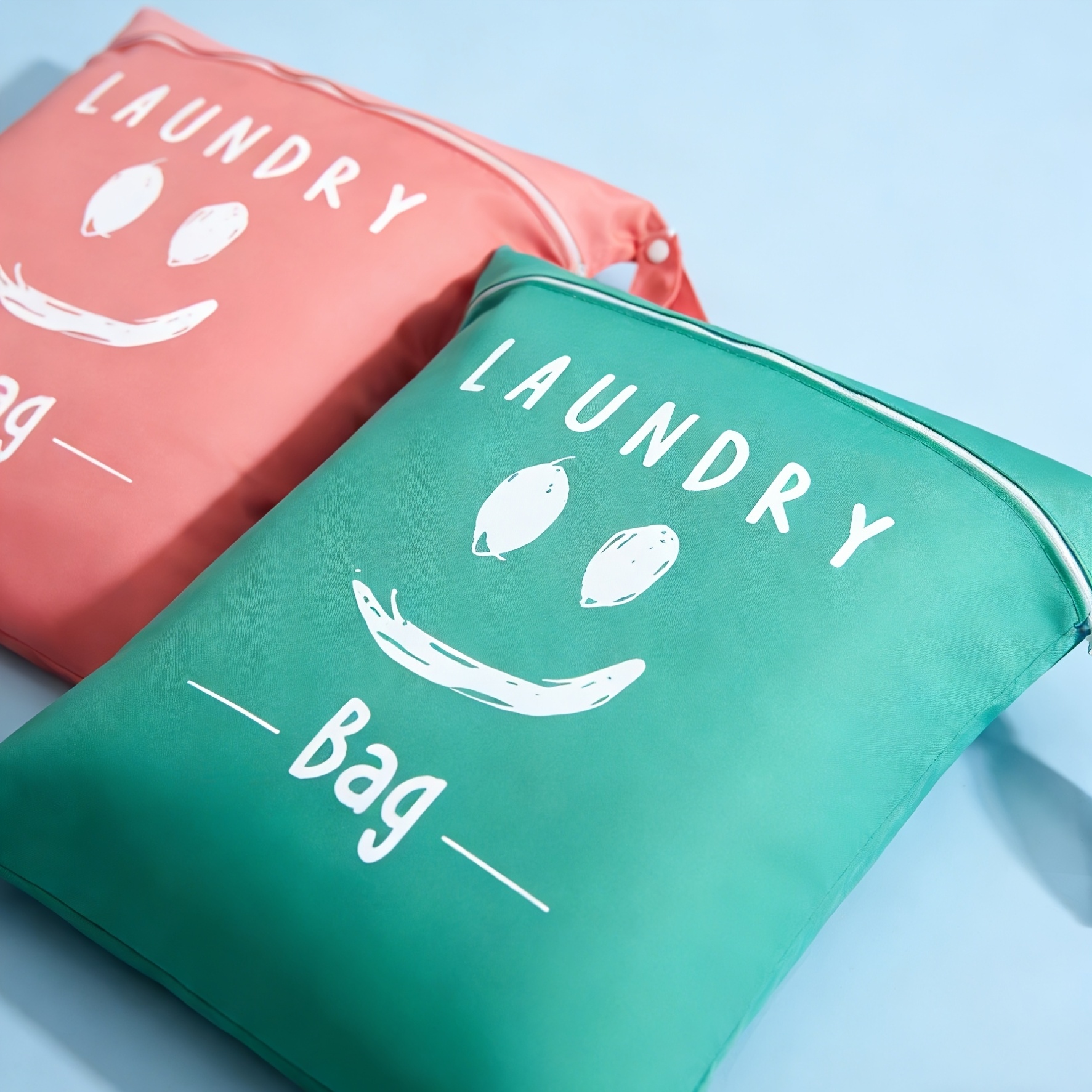 multifunctional travel storage polyester laundry organizer zipper closure portable and foldable for daily and travel use laundry bags