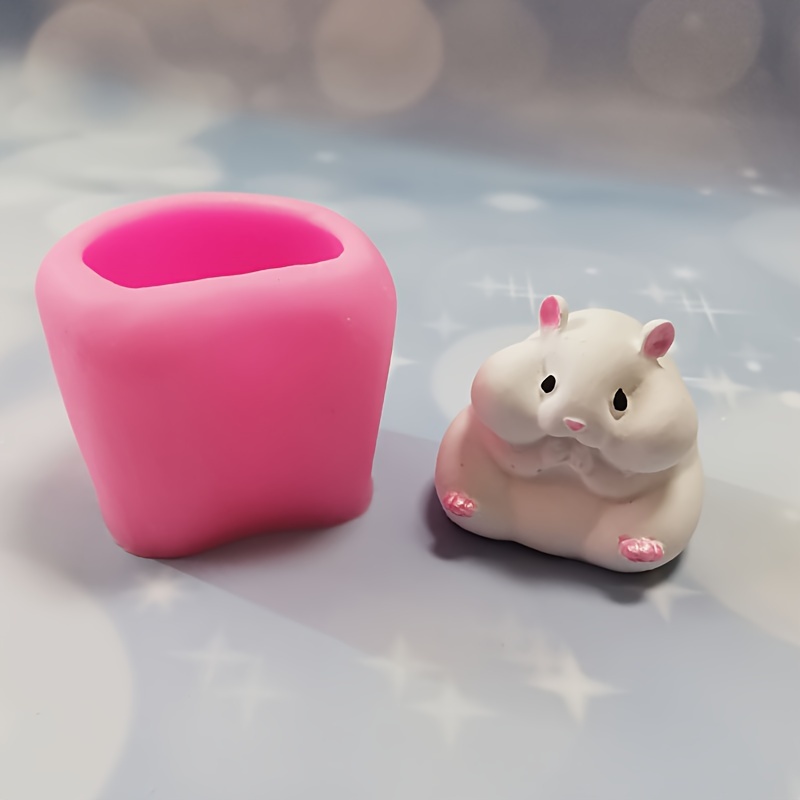 

Hamster Silicone Mold For Decorating, & Aromatherapy Crafts - Irregular Shape