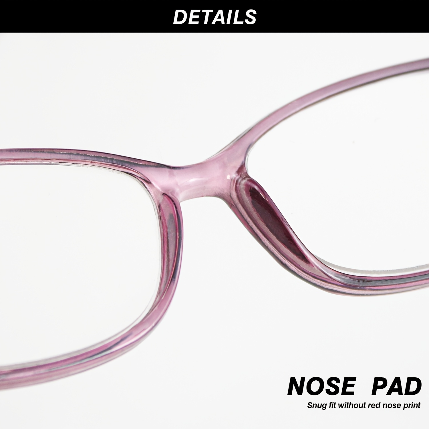 Small-Framed Rectangular Reading Glasses with Dragonfly Motifs