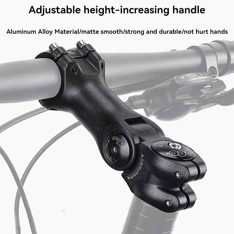 adjustable aluminum alloy bike stem fits handlebars