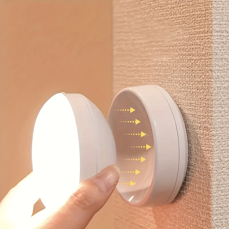 Rechargeable Motion Sensor Led Wall Light Wireless Wall - Temu