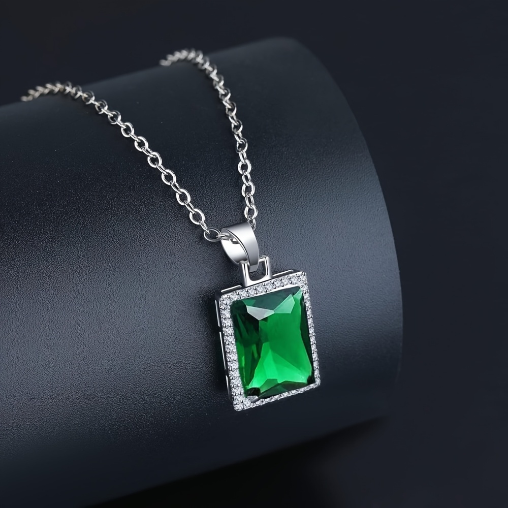Square Necklace Family Gift Christmas Halloween