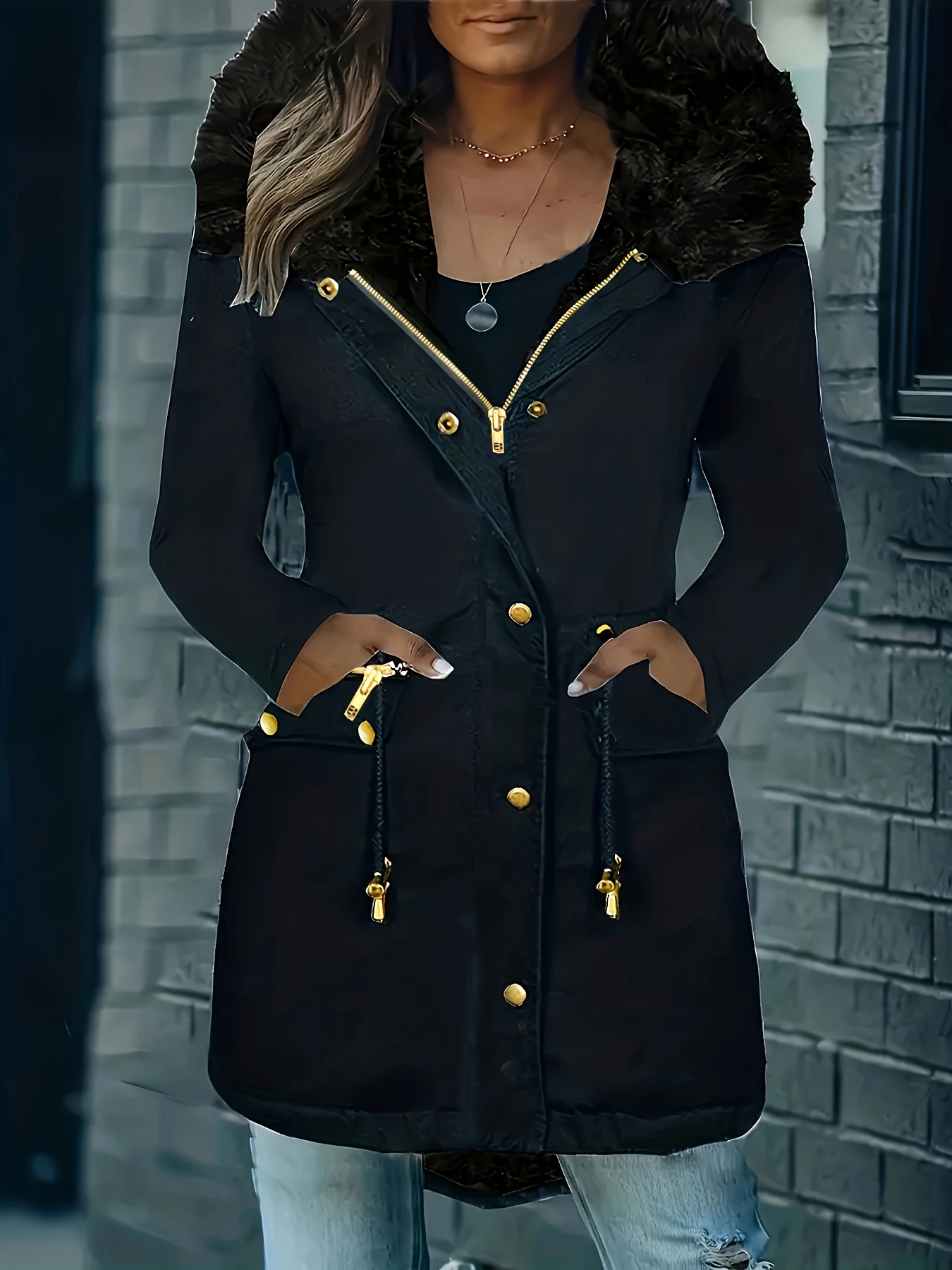 Gothic Kapuzen Trenchcoat Mens Coat Jacket Gothic Steampunk Cloak