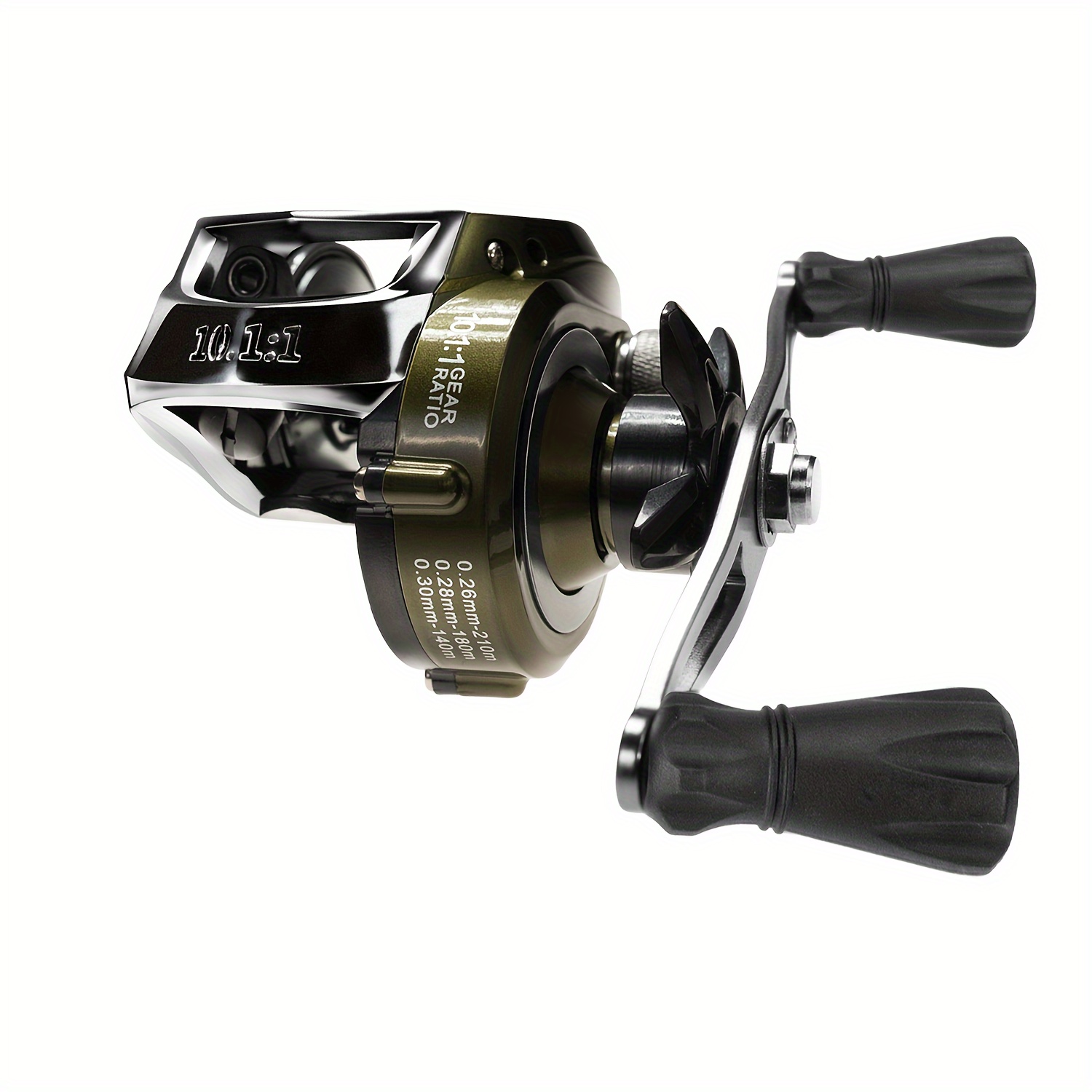 

Ghosthorn Baitcasting Fishing Reel With 10.1:1 Gear , Aluminum Alloy & Stainless Steel Construction, Smooth Eva Grip — Ideal For Valentine's, Thanksgiving, Christmas, Halloween, Father's Day Gifts