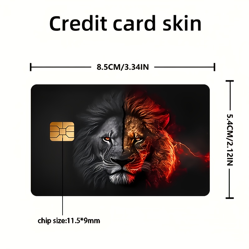 "vibrant "credit Card Sticker Used For Ebt, Transportation, Keys, Credit Cards, Debit Cards, Card Skins, Protect Bank Cards, No Bubbles, High Quality, Suitable For Small Chip Cards