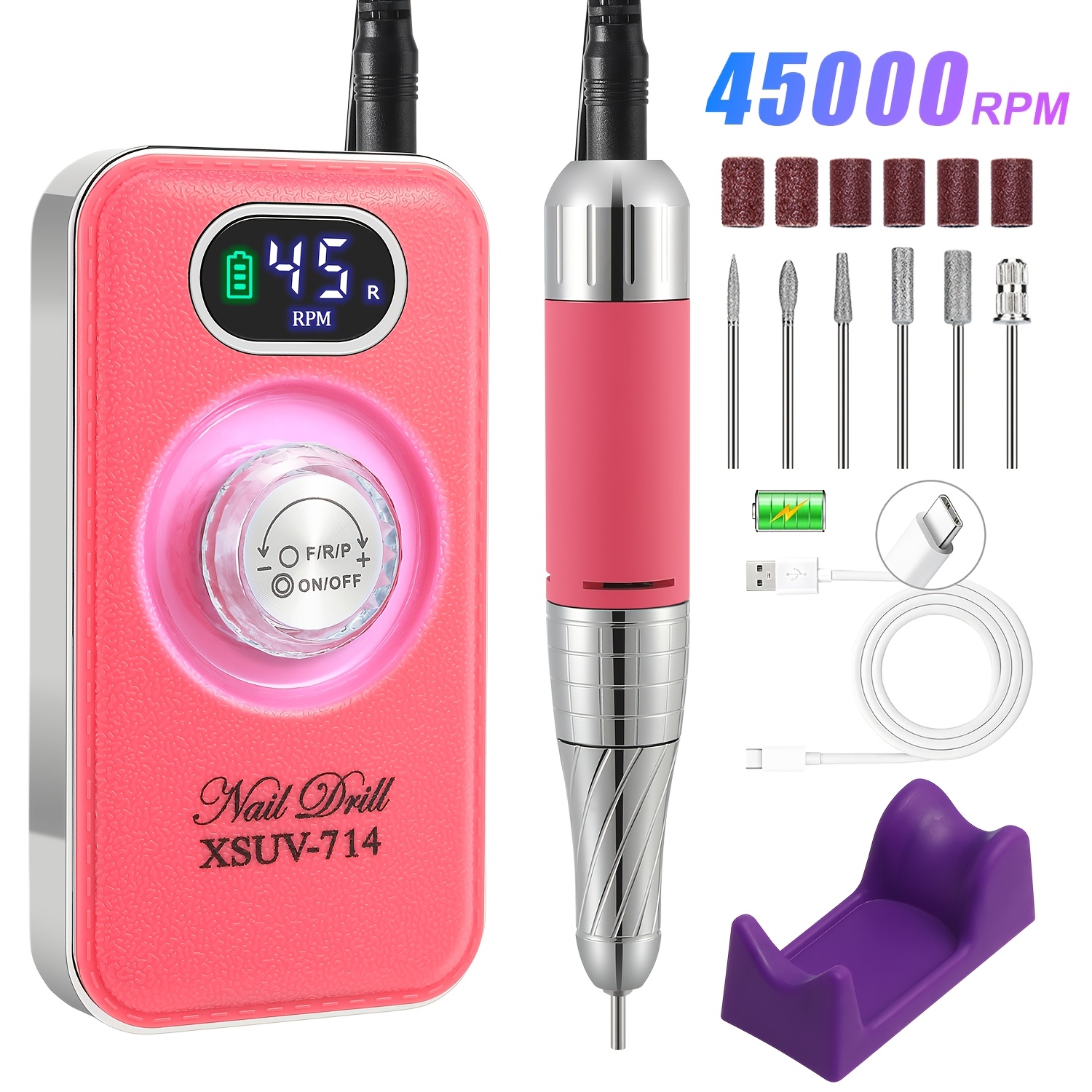 Professional 45000 RPM Nail Drill Kit