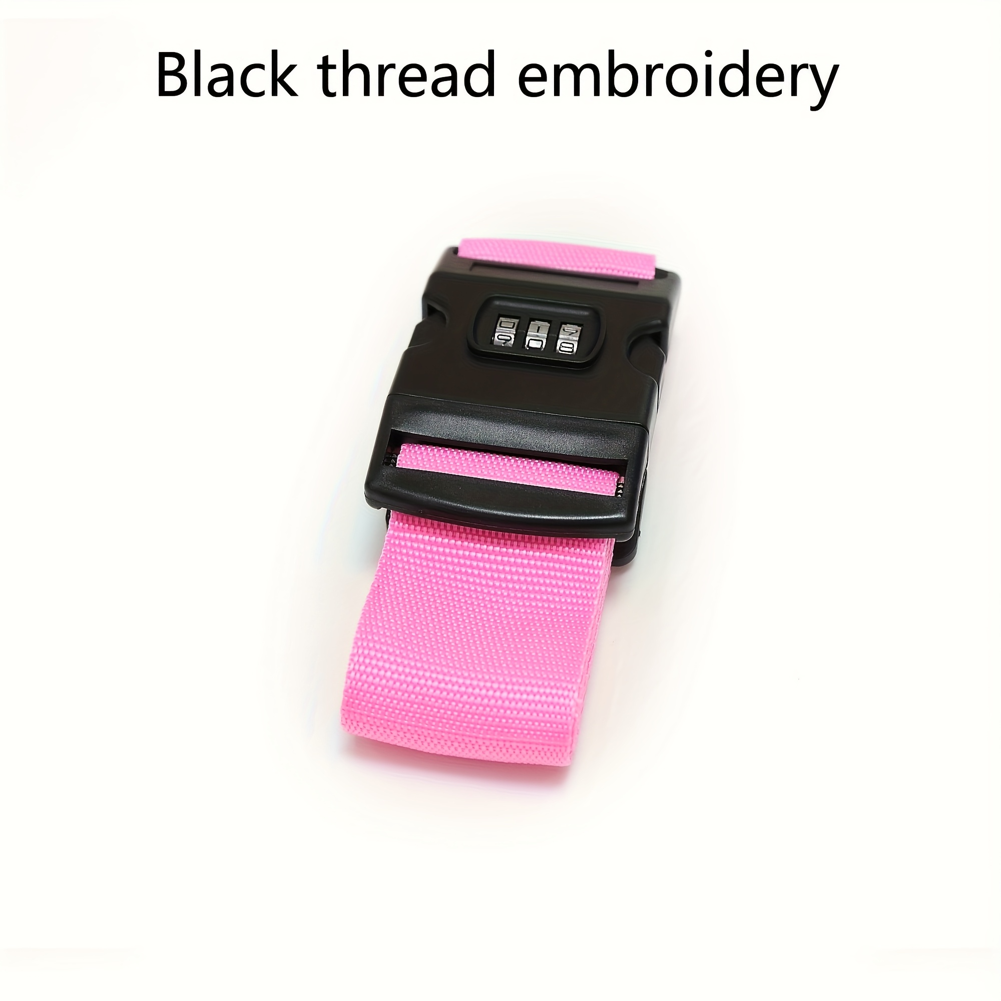 TEMU Customize A Strap, Embroidered With Name/text, Featuring A Design For Anti-theft, Suitable For Business And . Tailored