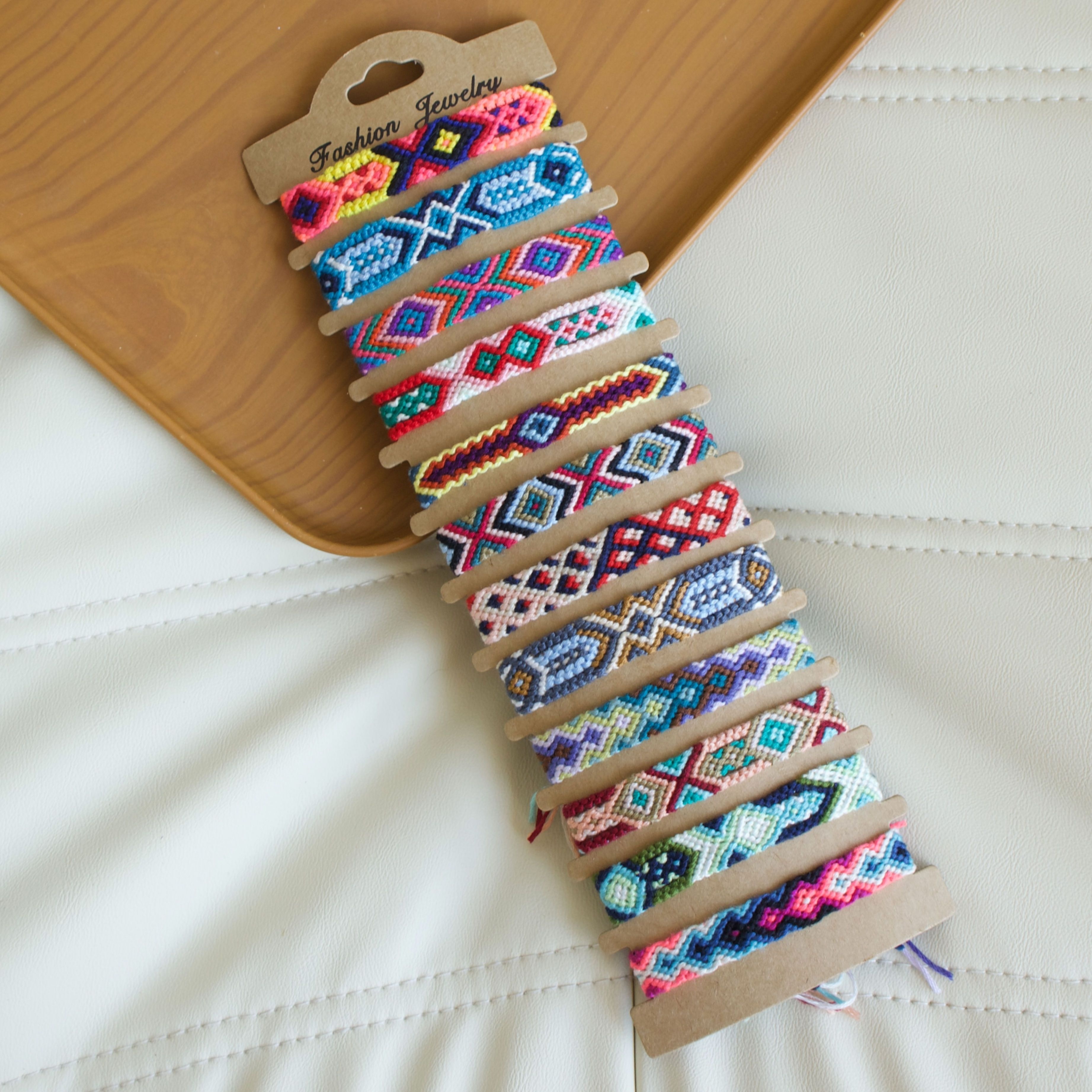 

12 Pcs Bracelets: In - For And Vacations