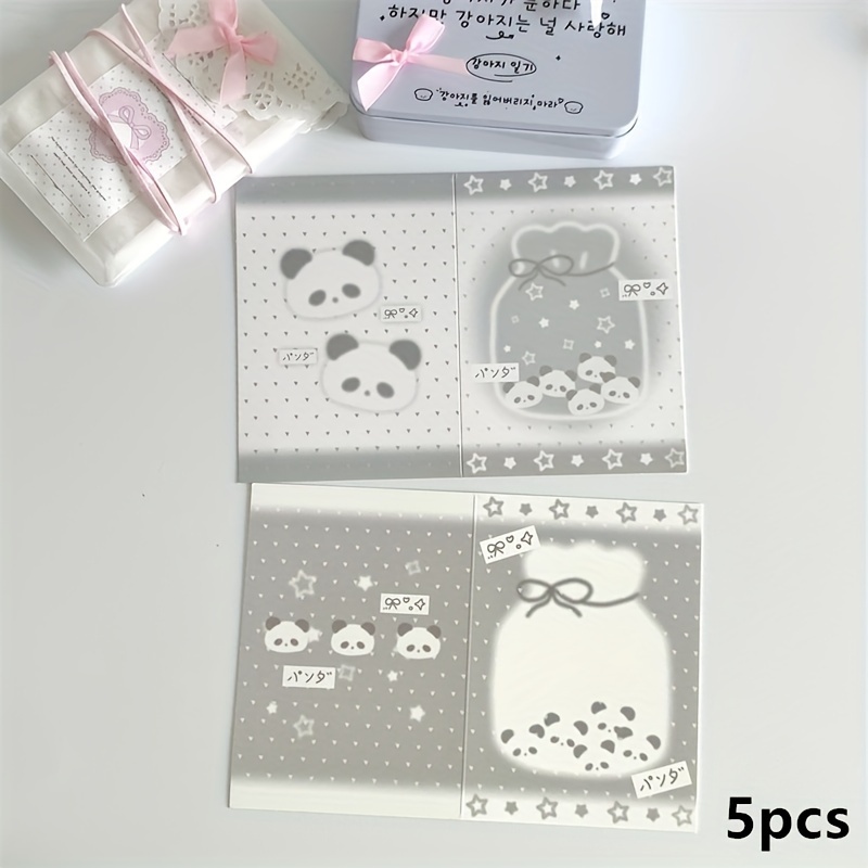 TEMU 5pcs Original Card Folded Card Packaging Material Card Set, Shipping Message Cards, Star- Accessories, Gift Shipping Cards, Packaging Cards