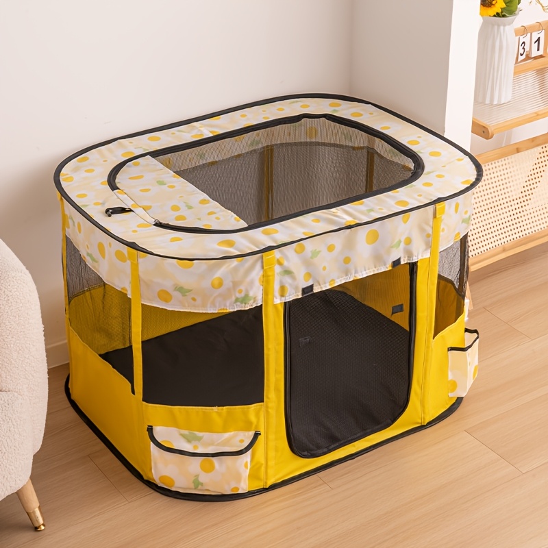 foldable cat and dog cage fence   bed pet supplies tent cat delivery room puppy and kitten delivery room Product details 9