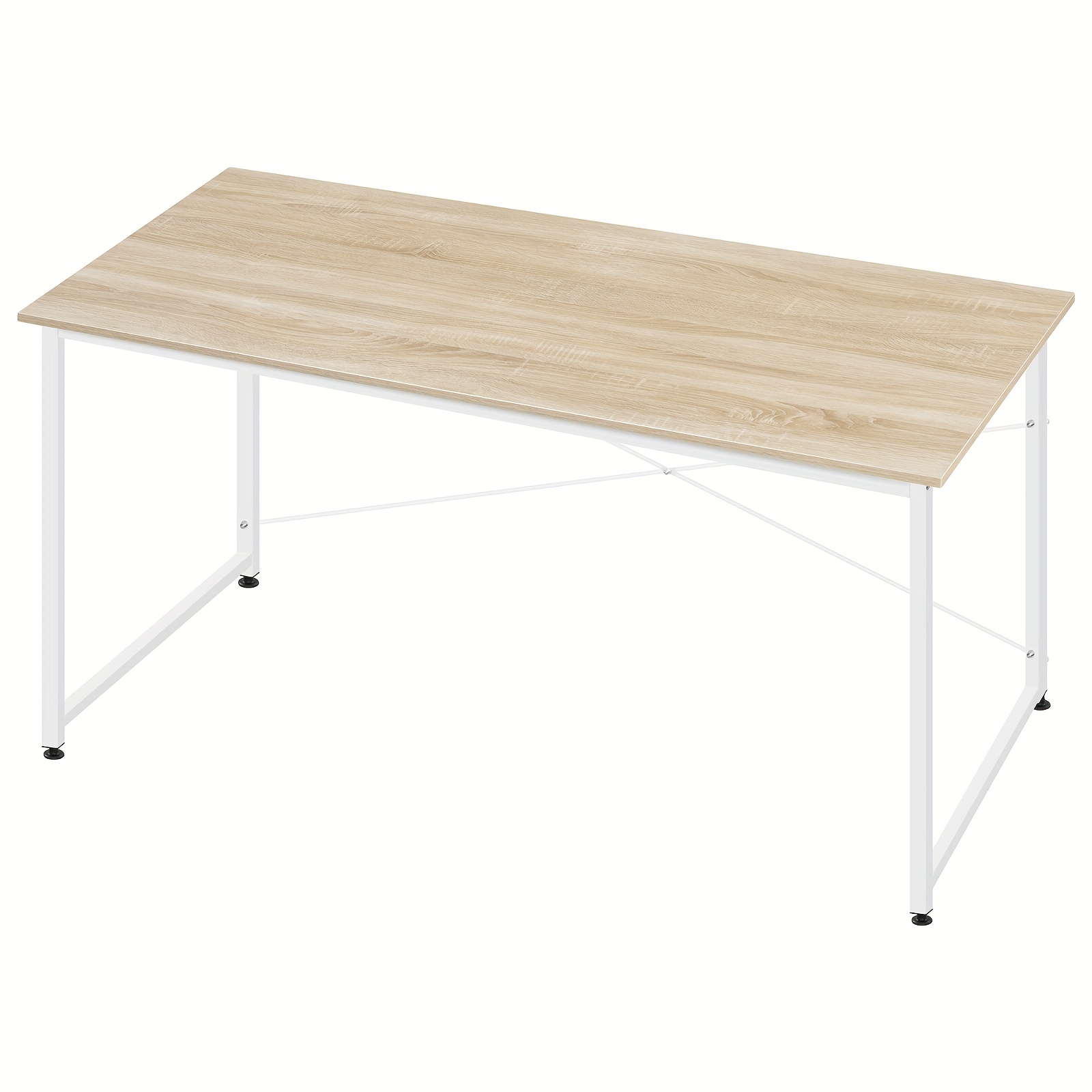 1pc Ergonomic Office Desk Universal For Office Use Adjustable Height With An Thickened Tabletop And Stable Structure Space- Computer Desk For Small-sized Offices And Multi-scene