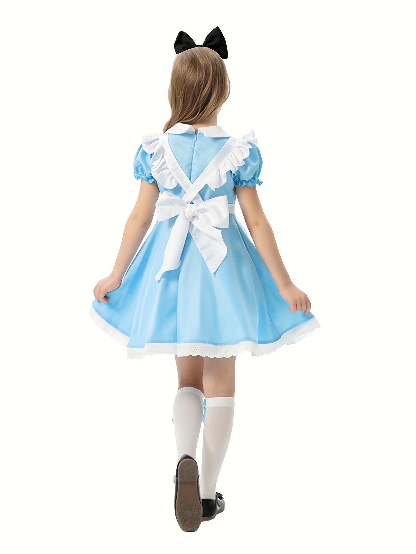 blue and white pinafore dress Kennedy Blue Luca Bridesmaid Dress