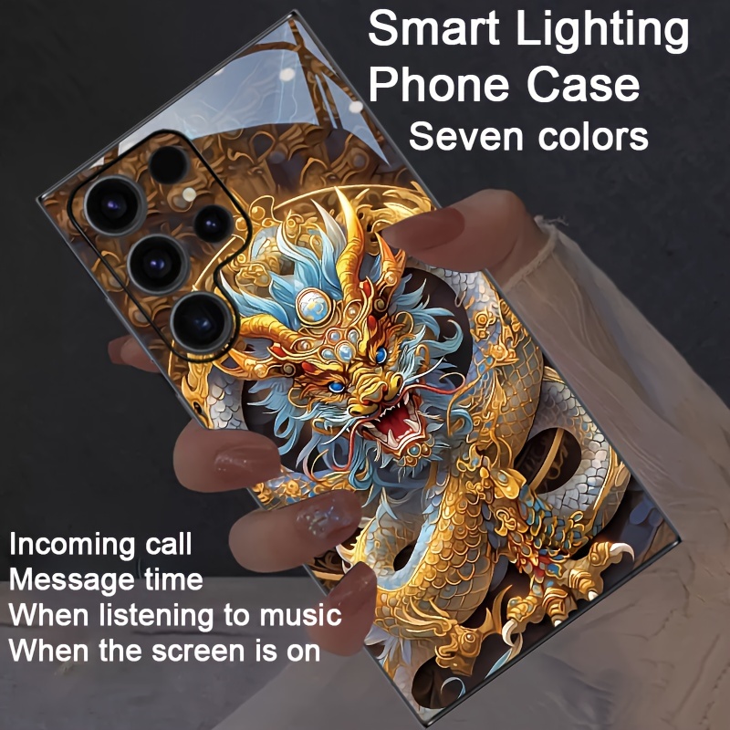 

Trendy Colorful Shenlong Zhenghe Intelligent Colorful Voice Control Luminous Case For /samsung Luminous Mobile Phone Case