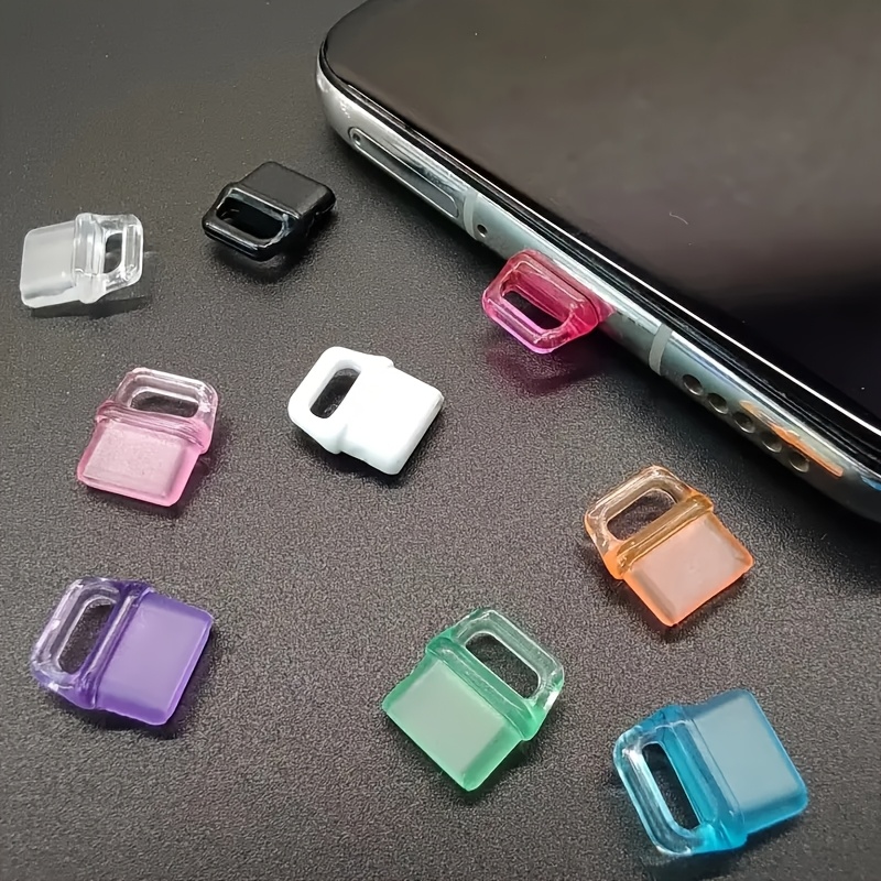 Bouchon Anti-Poussière Port USB-C - Silicone Souple & Protection Max