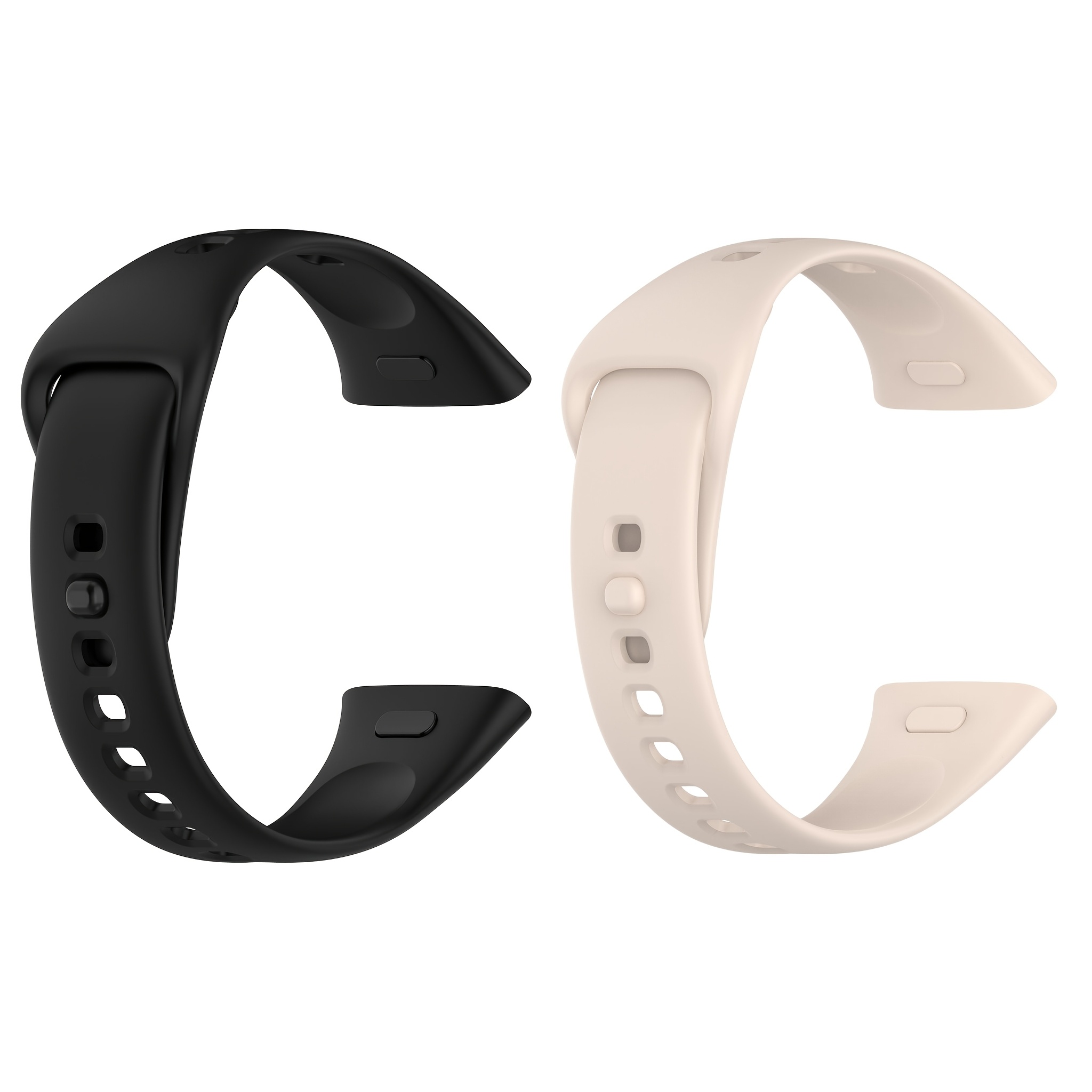TEMU Cinturini per Orologio 2pz Compatibili con Xiaomi Redmi Watch 3, Cinturino di Ricambio Traspirante Regolabile Premium Liquido Multicolore, Nuovo