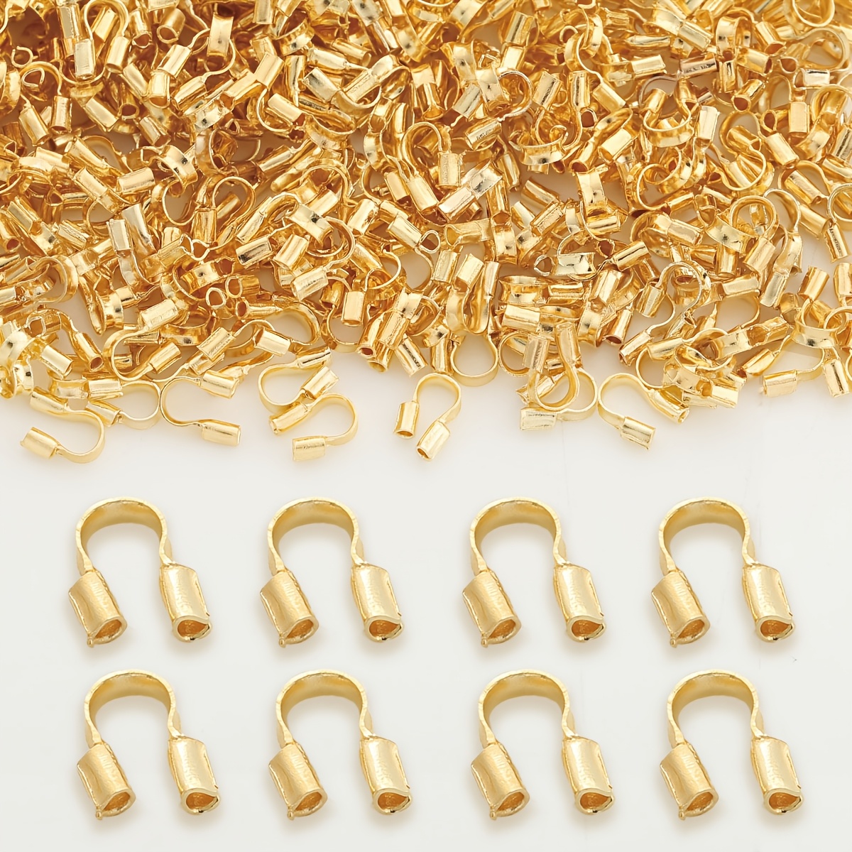 105pcs U-Shaped Mixed Color Line Clasps for DIY Projects