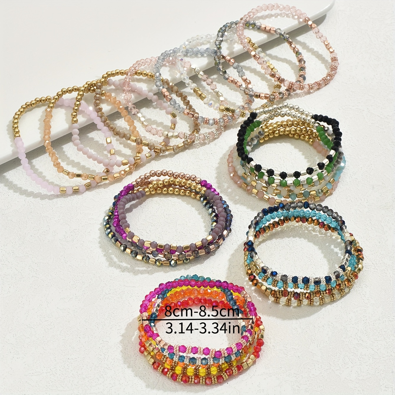 20 Candy Bracelets for Women, Random Colors