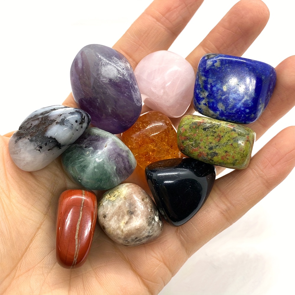 E-shop 10 Stück Schutz des Vermögens, natürliche Mineral-Edelsteine, zur Förderung der interpersonellen Kommunikation und zur Abwehr von Bösem, -