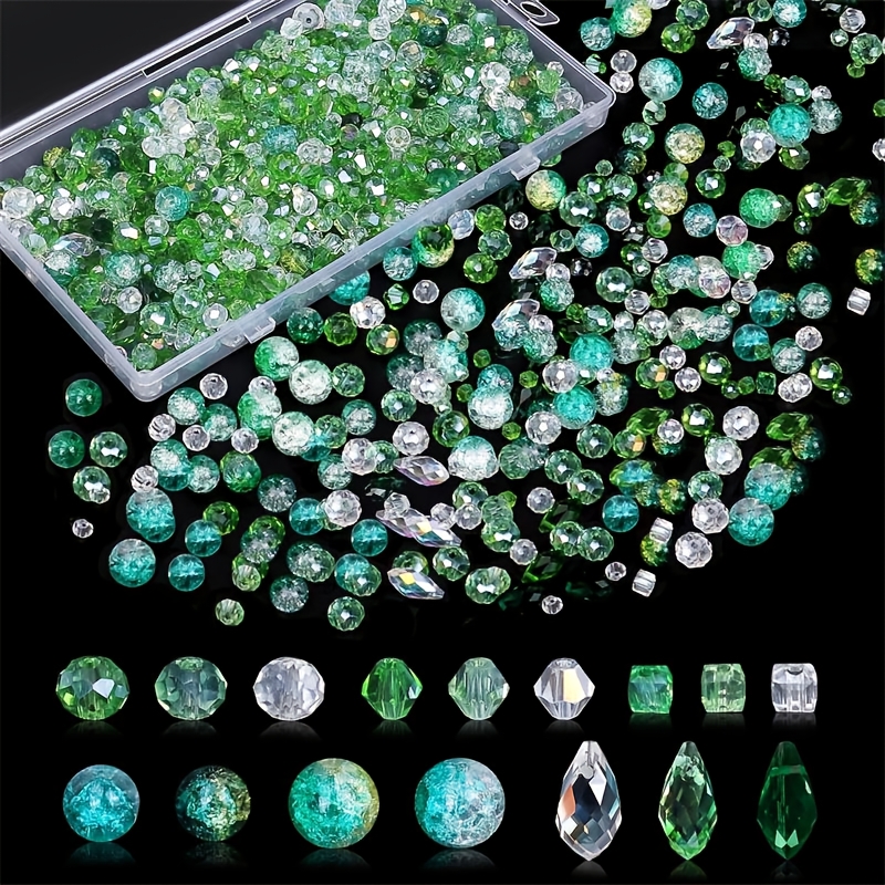 1200pcs Colorful Beads Set for Bracelet Jewelry Making