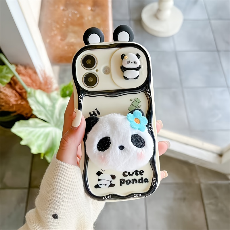 TEMU Cute Cat Sliding Window Suitable For 16promax Mobile Phone Case 14/13/12 Protective Cover
