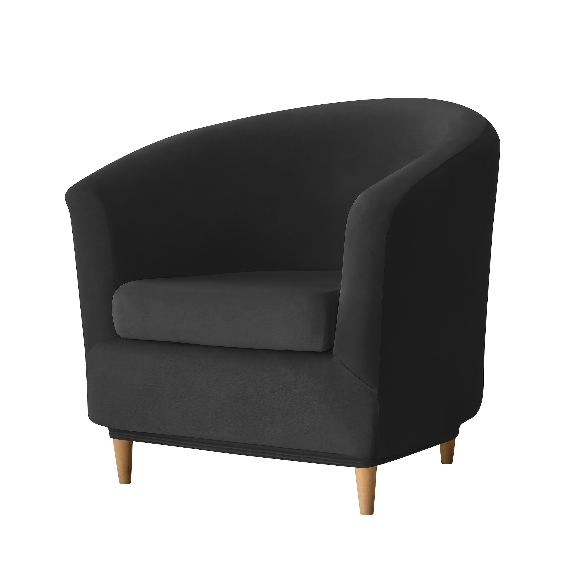 TEMU 2pcs/set Sofa Cover With Cushion Cover, Single Tub Chair Protector