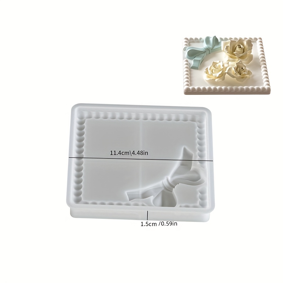 TEMU Silicone Molds For Polka Dot Trays, Bow Decorations, Plaster Resin Molds, And Clay Molds
