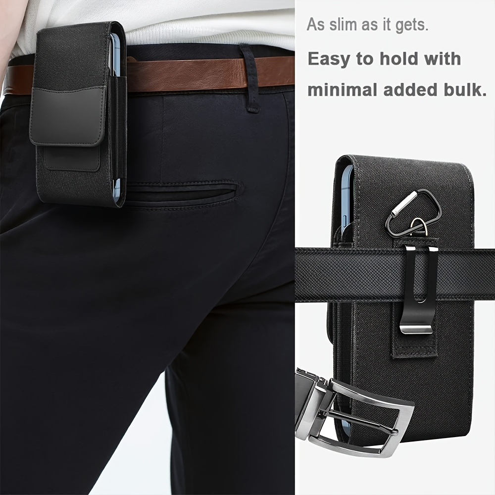 Dual-Slot Phone Waist Pouch with Card Slots