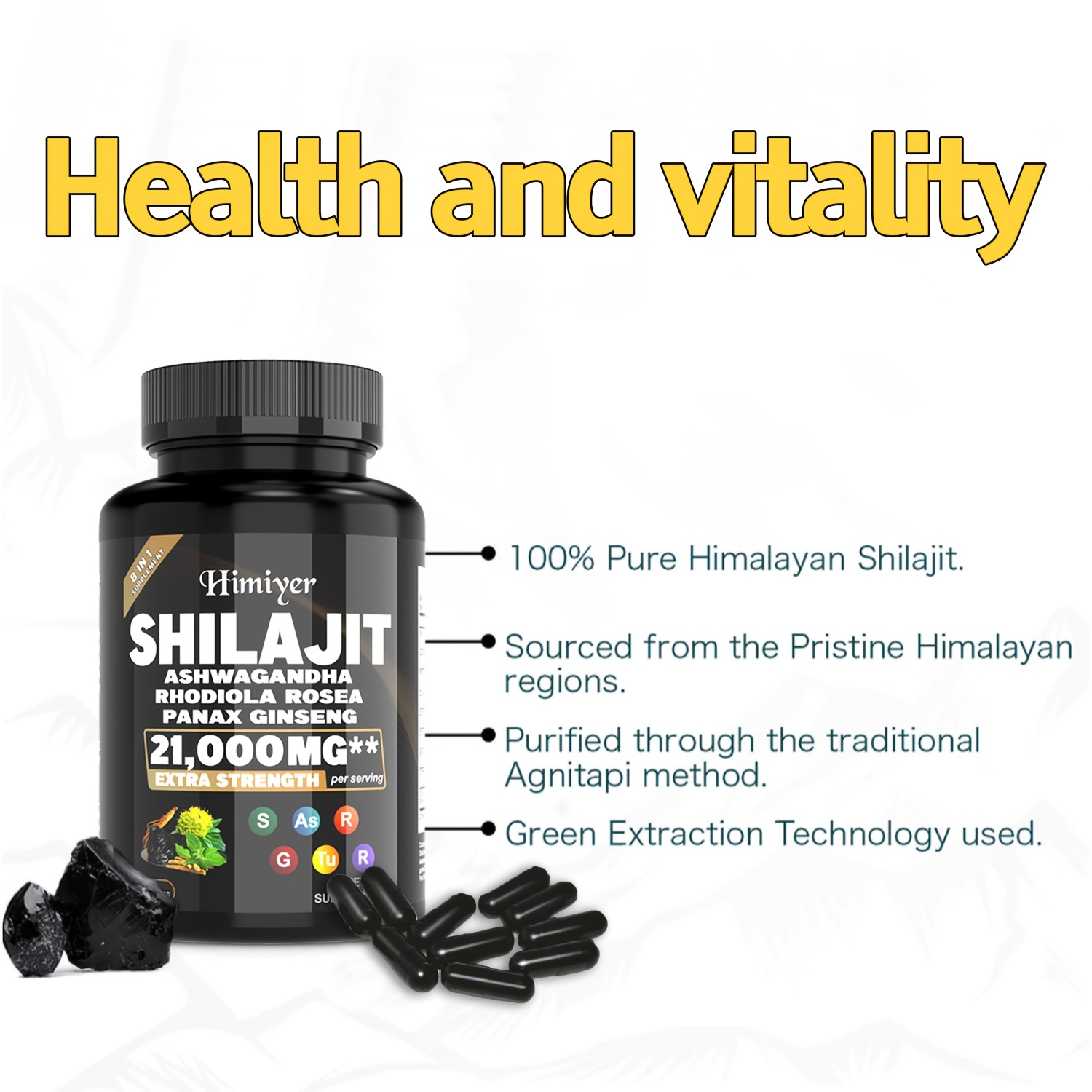 Pure Himalayan Shila Strength Supplement
