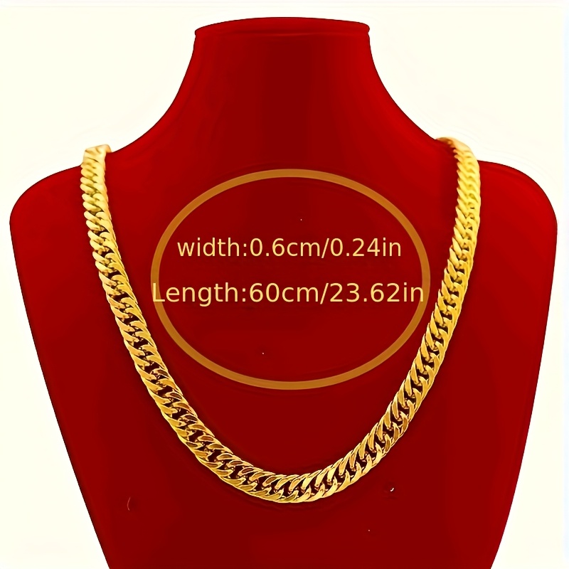 High-End Golden Necklace — Fashionable Gift for All