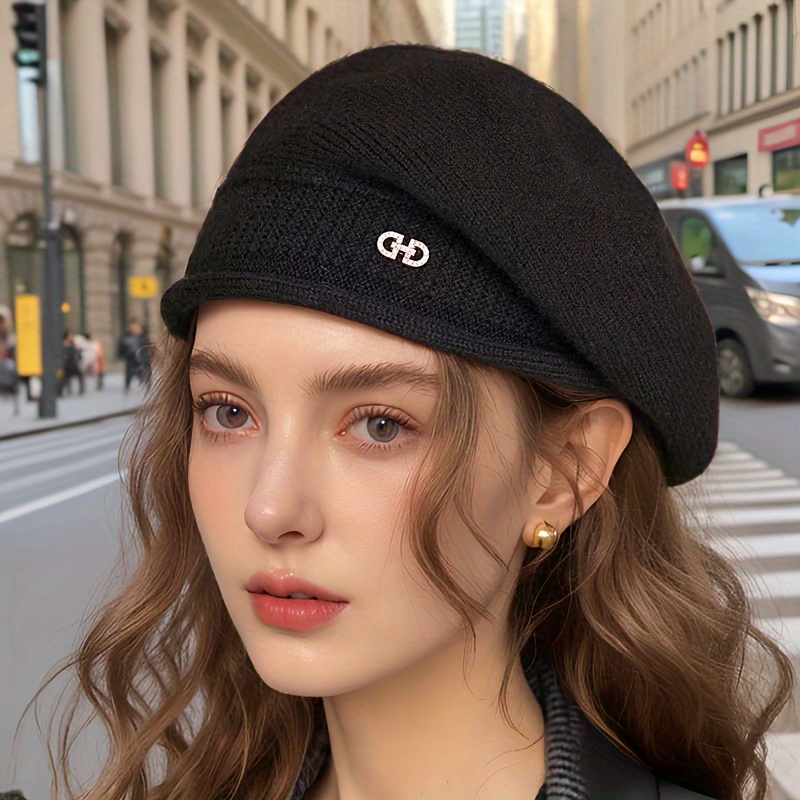 

Women' Knit Beanie Hat Autumn Winter - Acrylic Soft Warm Skull Cap, Breathable, Hand Knit , 100% Acrylic - Comfortable Slouchy Cap For