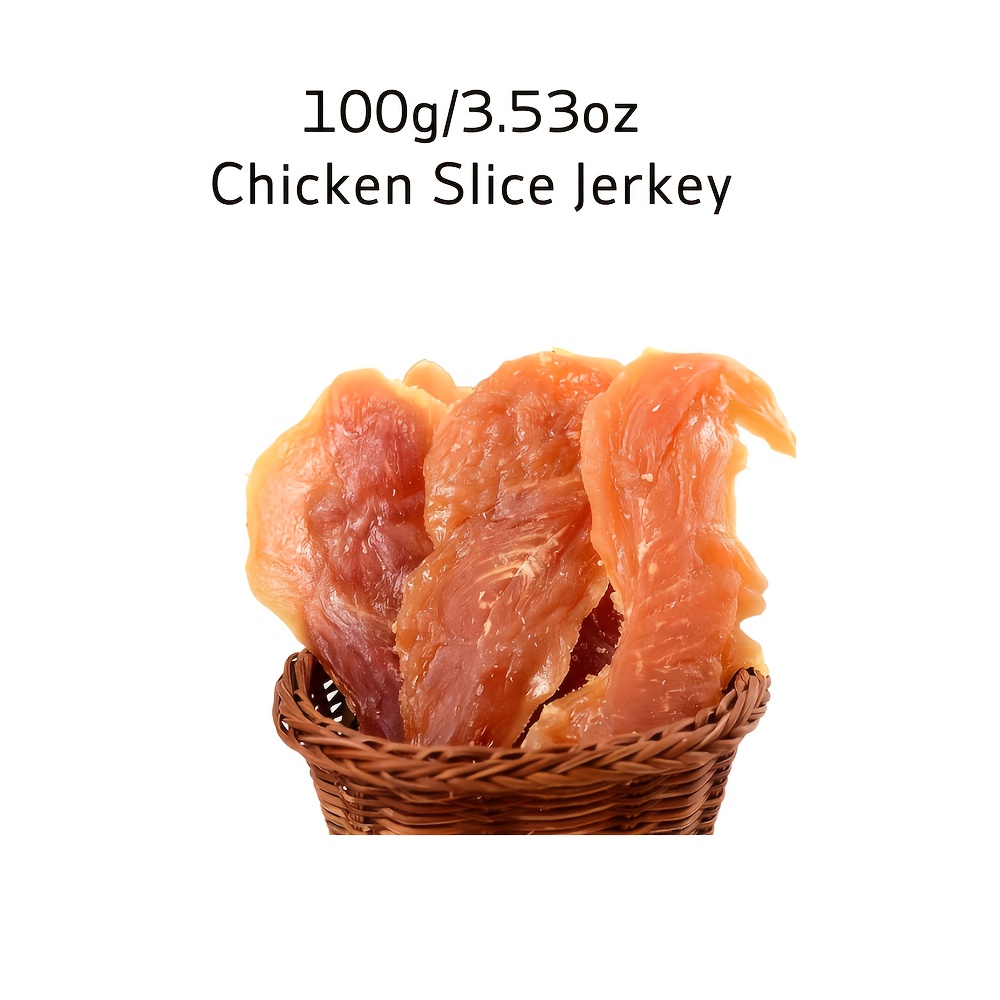 TEMU 100g/3.53oz Dog Treats, Beef & Meat Cubes, Healthy, , Reward Training Snacks For Small, Medium, Large Dogs, With Bag Container