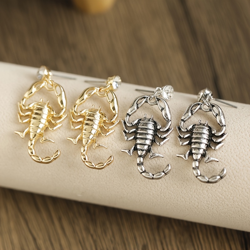 Exaggerated Scorpion Earrings for Women, Gothic Style