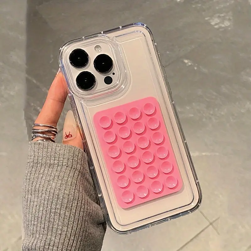 Phone Case: * 2-in-1 Suction Cup + Phone Case, 3D Suction Cup for Wall Mounting, Transparent Phone Protective Cover, Phone Cases Suitable for iPhone 16/15/14/13/12/11, Self-* DIY Phone Case: * 2-in-1 Suction Cup + Phone Case, 3D Suction Cup for Wall Mounting, Transparent Phone Protective Cover, Phone Cases Suitable for iPhone 16/15/14/13/12/11, Self-* DIY