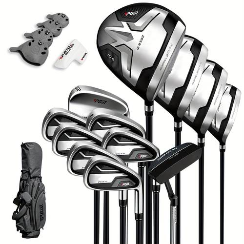 mens complete golf club set 12pcs 3 woods 1 3 5 1 4h 6 irons 9 pw 1 52 1 putter golf carrying bag graphite gift