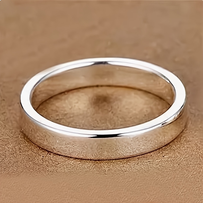 Personalized Engraved Couple's Ring with Custom Name, Initials & Date