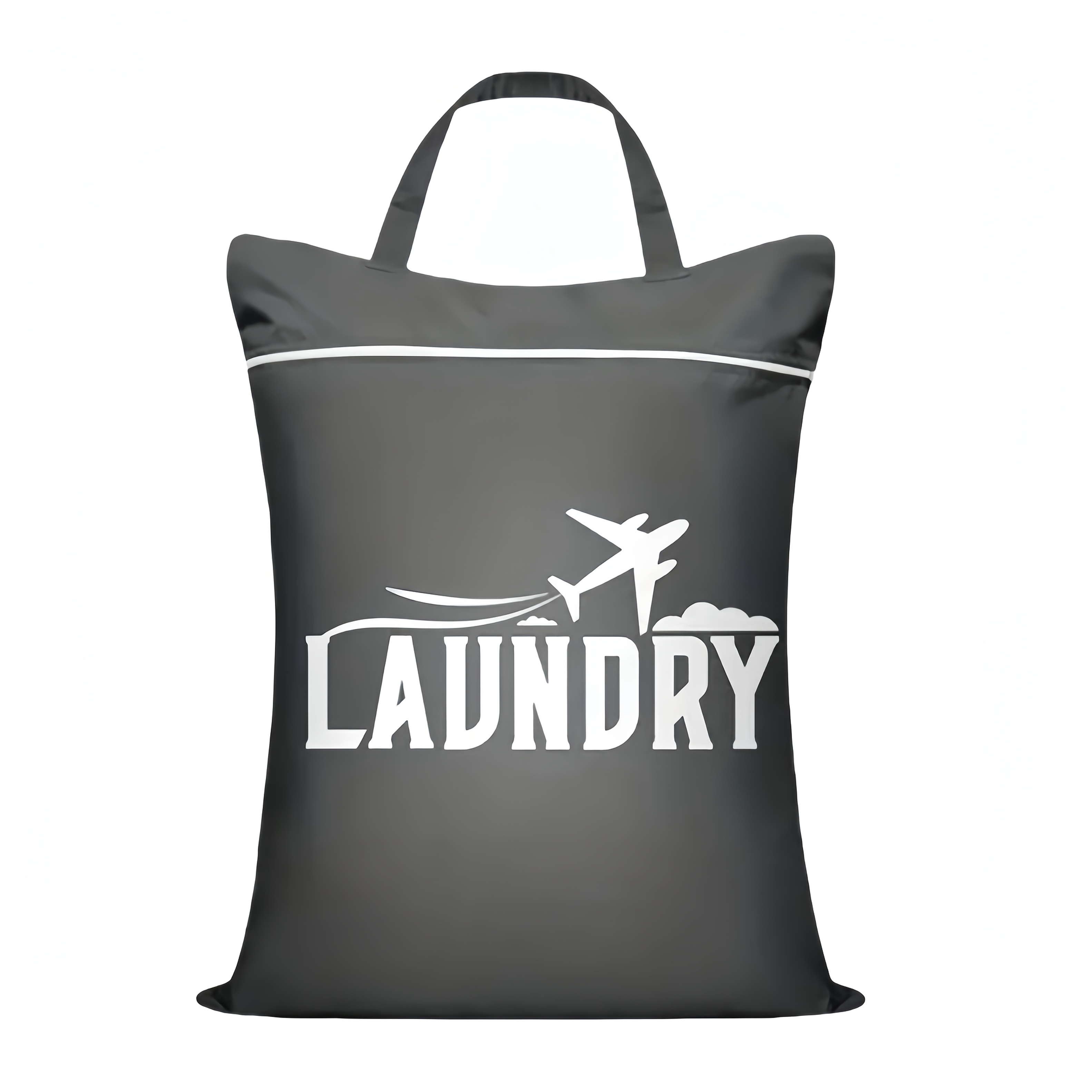 Image of 1 Large Travel Laundry Bag With Handle, Suitable For Cleaning Dirty Clothes, Wet And Dry Swimming Bag, Fitness Training Bag, College Dormitory, Laundry Bags