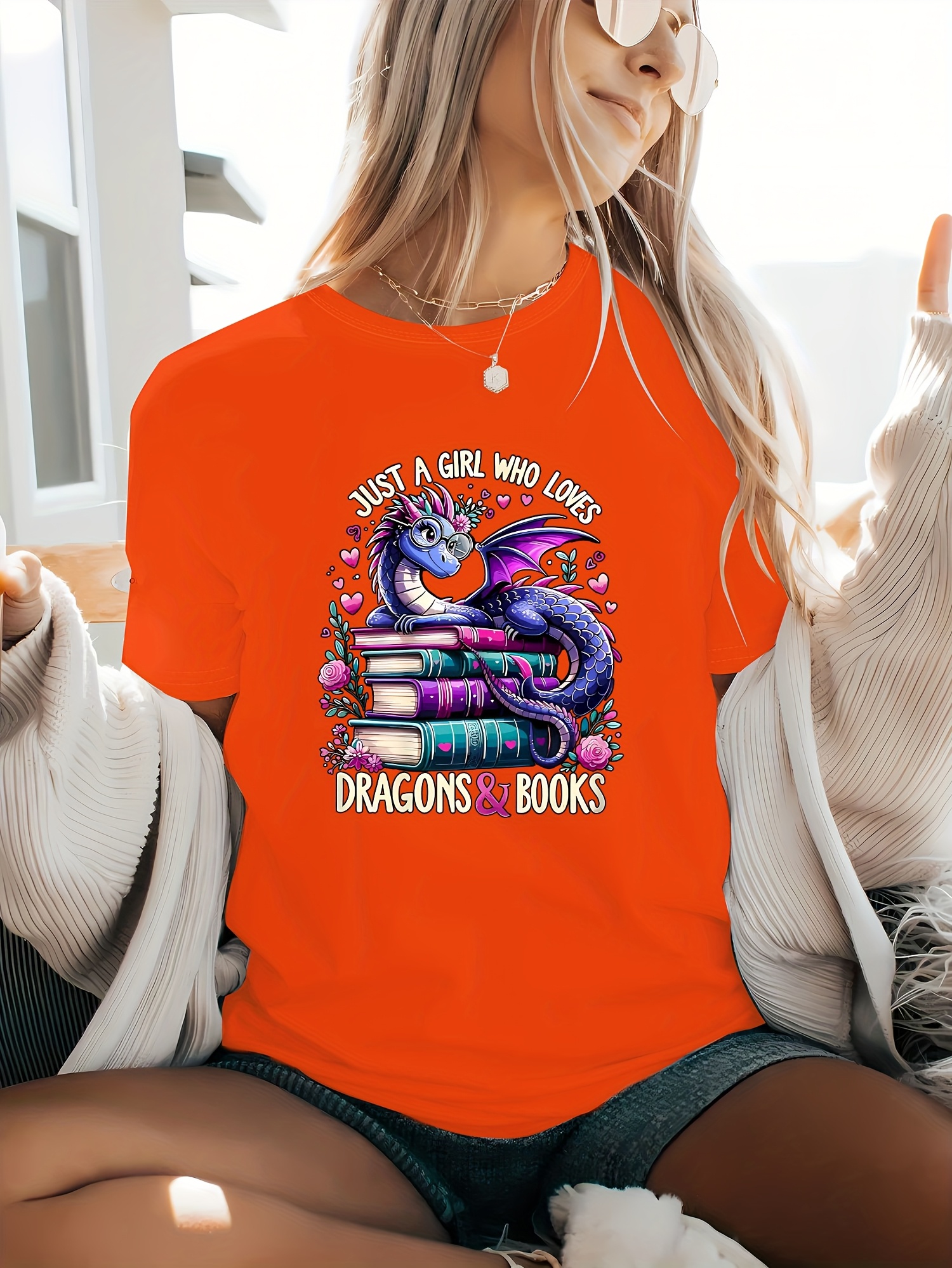 women's plus size graphic t shirt soft Temu South Africa