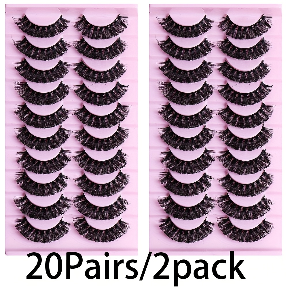 Strip Lashes Dd Lashes 3d Eyelashes Reusable Fluffy False Lashes Extensions